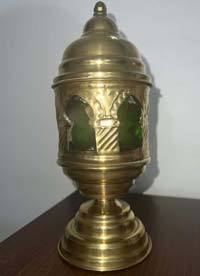 Lampe en cuivre
